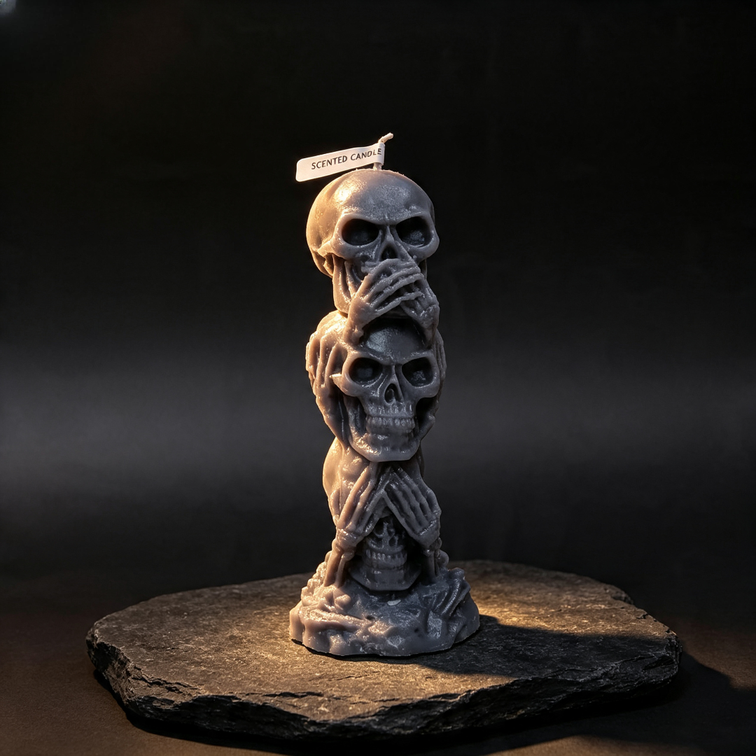 Triple Skull Candle Horror Series