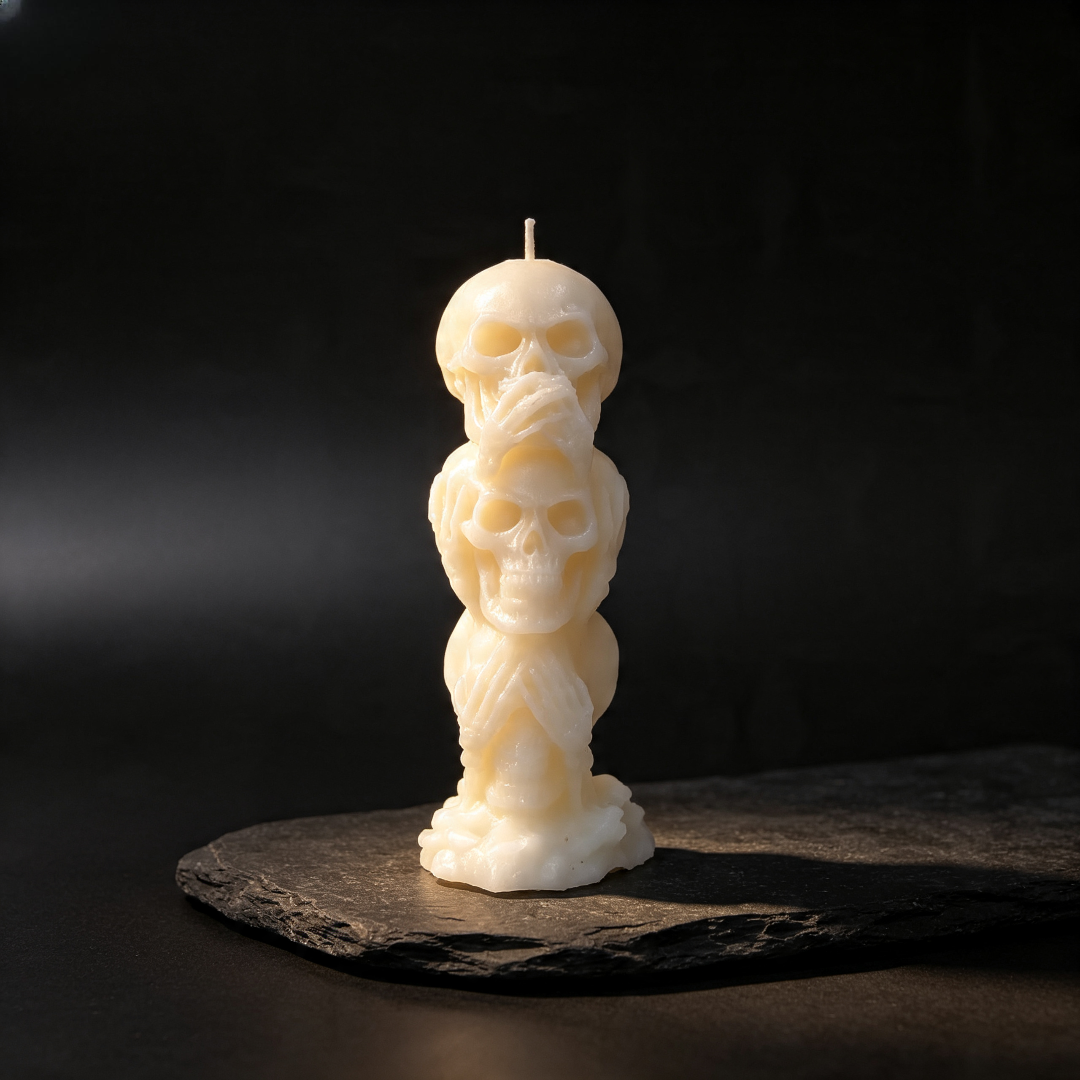 Triple Skull Candle Horror Series